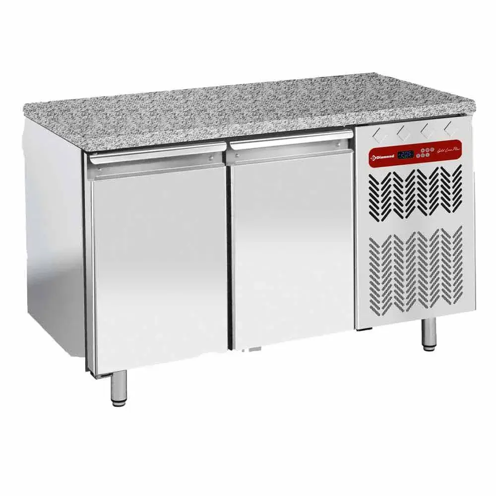 Freezing table, ventilated, 2 doors EN 600x400 - Granite top - Main Image