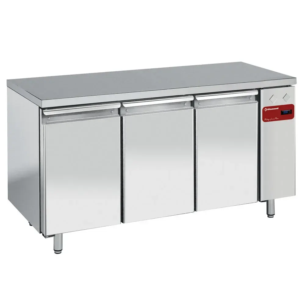 Freezing table, ventilated, 3 doors EN 600x400, (without group) - Main Image