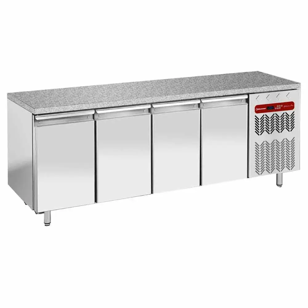 Freezing table, ventilated, 4 doors EN 600x400 - Granite top - Main Image