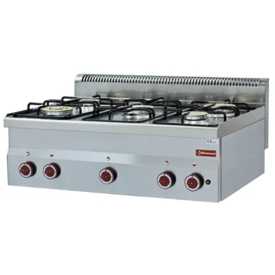 Gas cooker 5 burners -Top- + KIT NOOZLES - G30 - LPG - Main Image