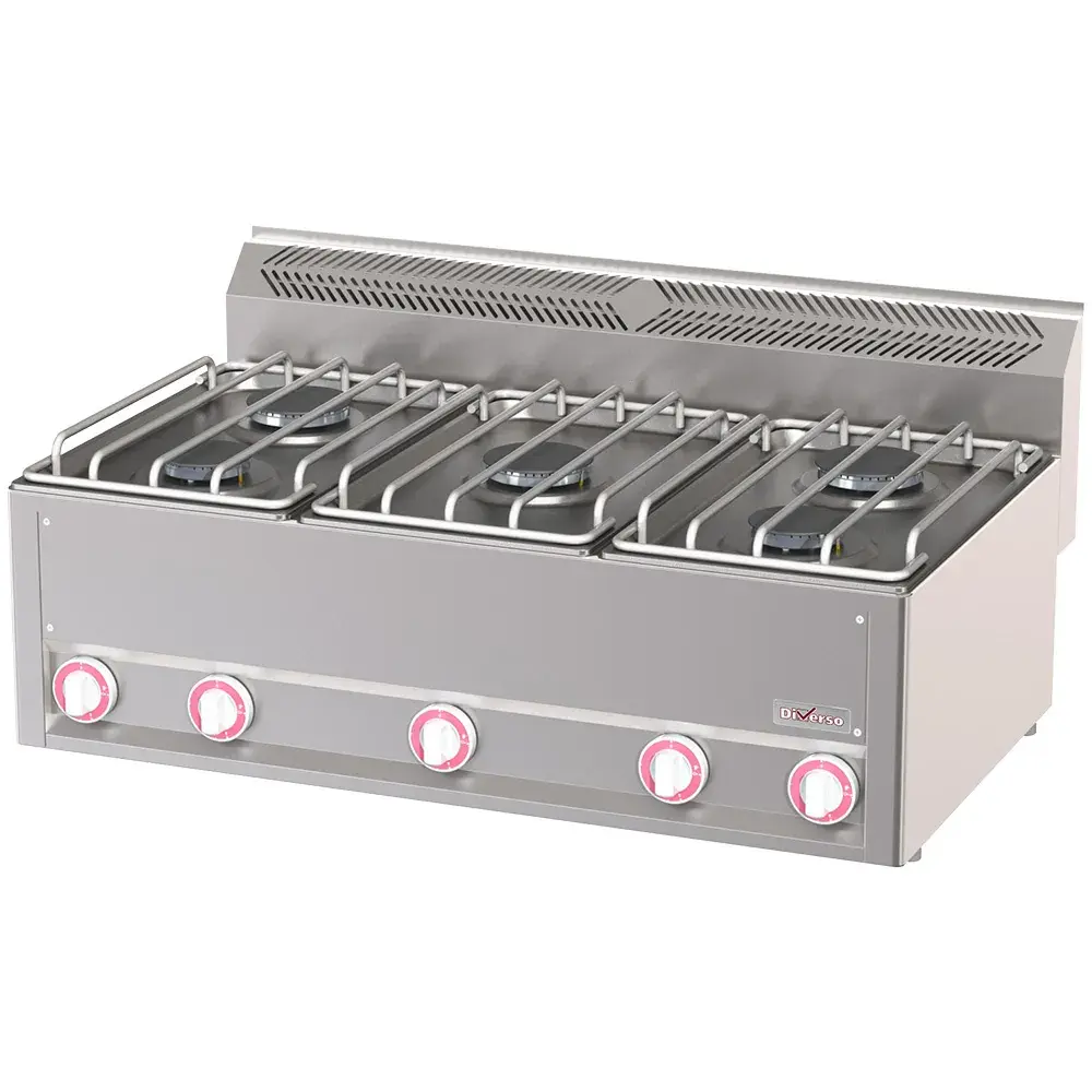 Gas cooker 5 burners, -Top- - Main Image