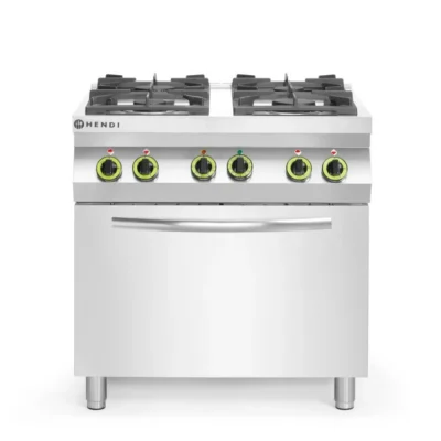 Gasfornuis 4-pits met convectieoven GN 1/1 - Main Image