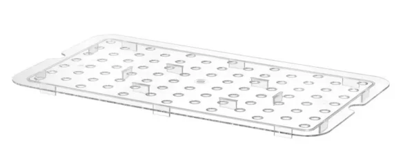 Geperforeerde roosters voor GN containers polycarbonaat