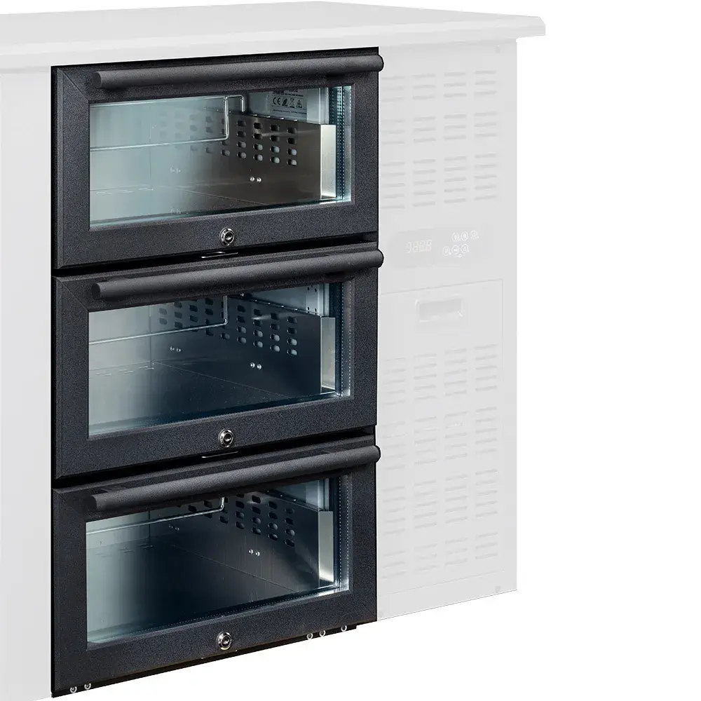 Glass drawers kit (1/3 + 1/3 + 1/3) x RLB... - Main Image