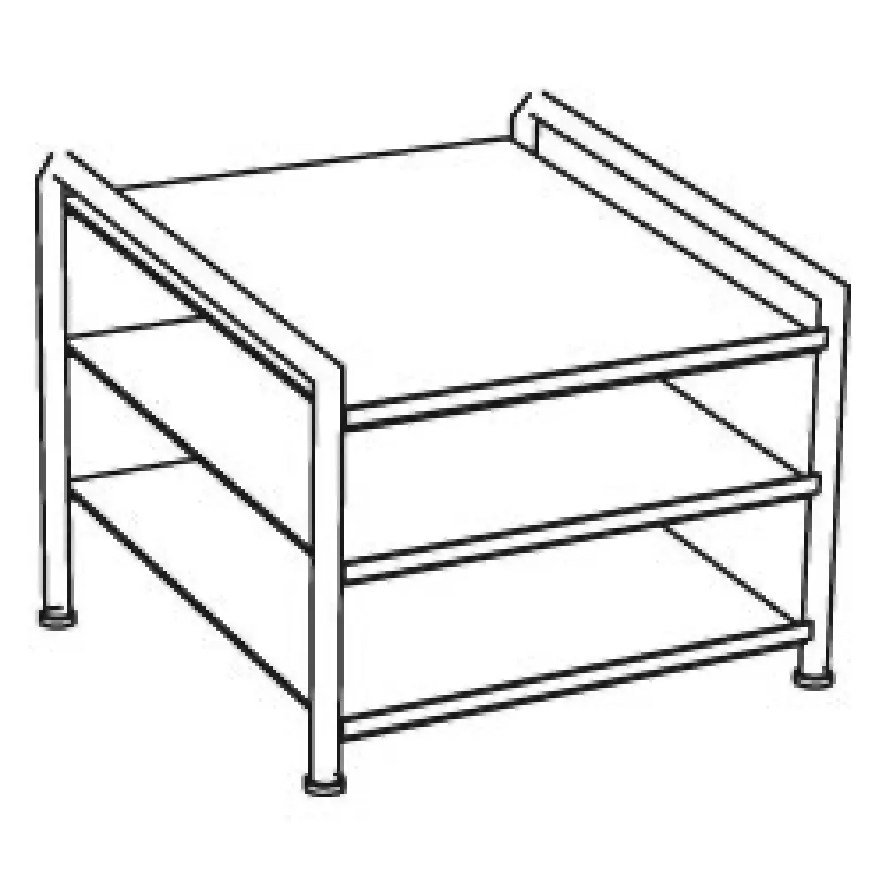 Glass hold unit, 3 levels - Main Image