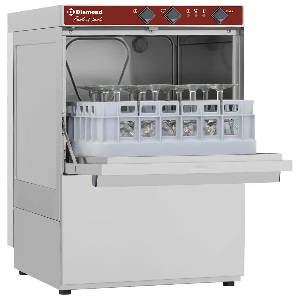 Glass-washer, squared basket 350x350 mm - Main Image