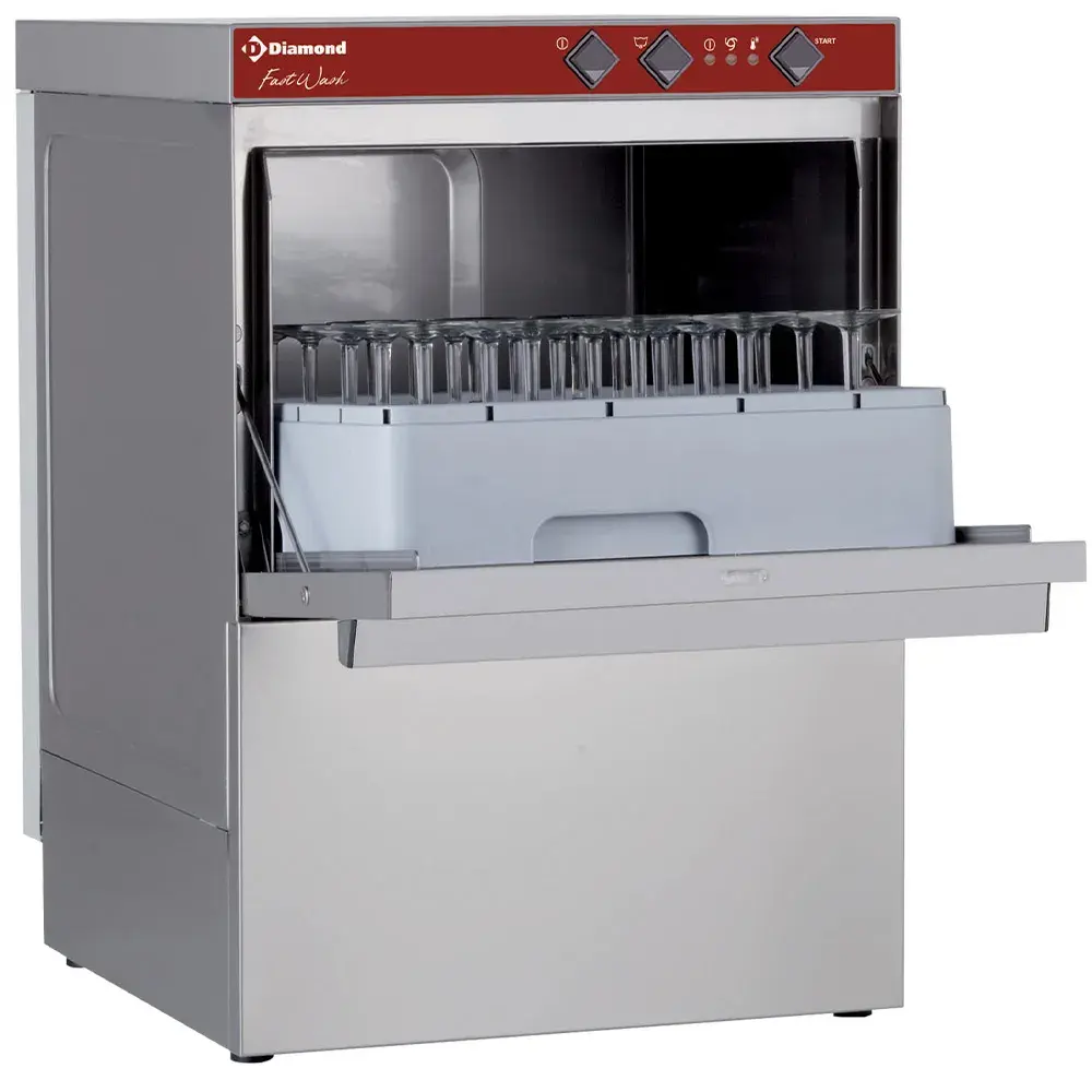 Glasswasher and dishwasher squared basket 450x450 mm + softener - Main Image