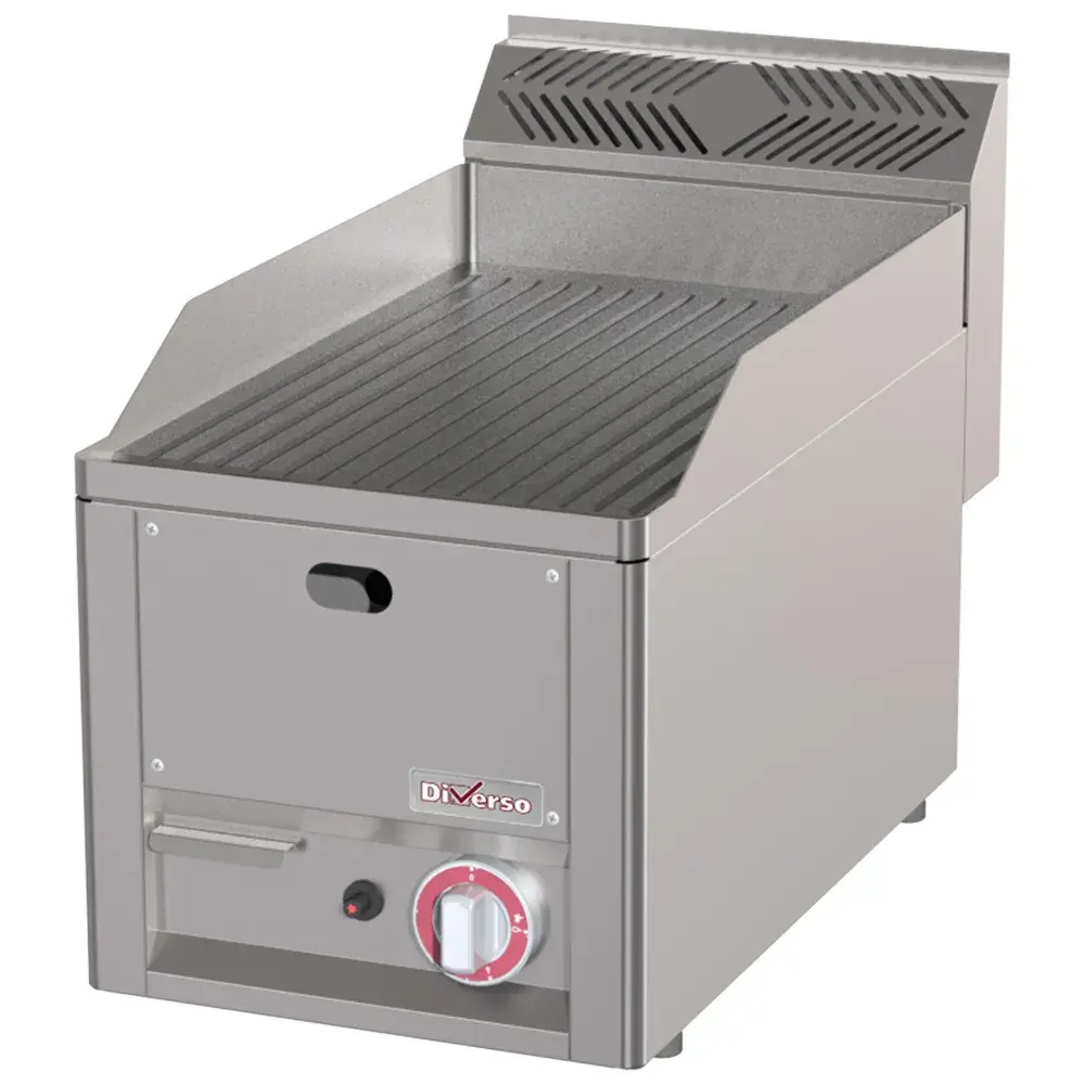 Grooved gas griddle -Top- - Main Image
