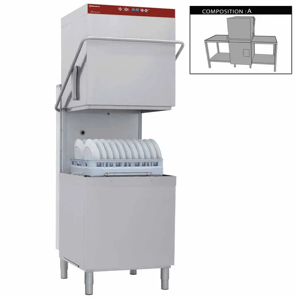 Hood dishwasher complete, consisting of : - Main Image