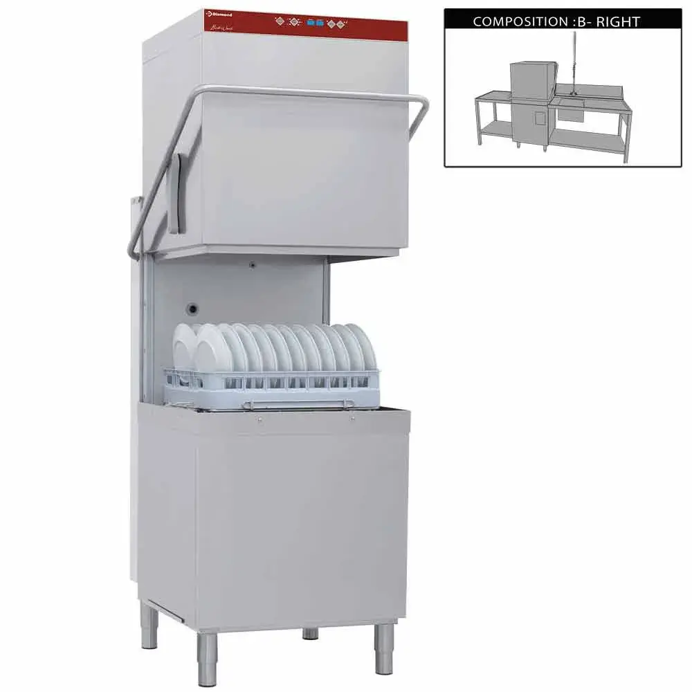 Hood dishwasher complete, consisting of : - Main Image
