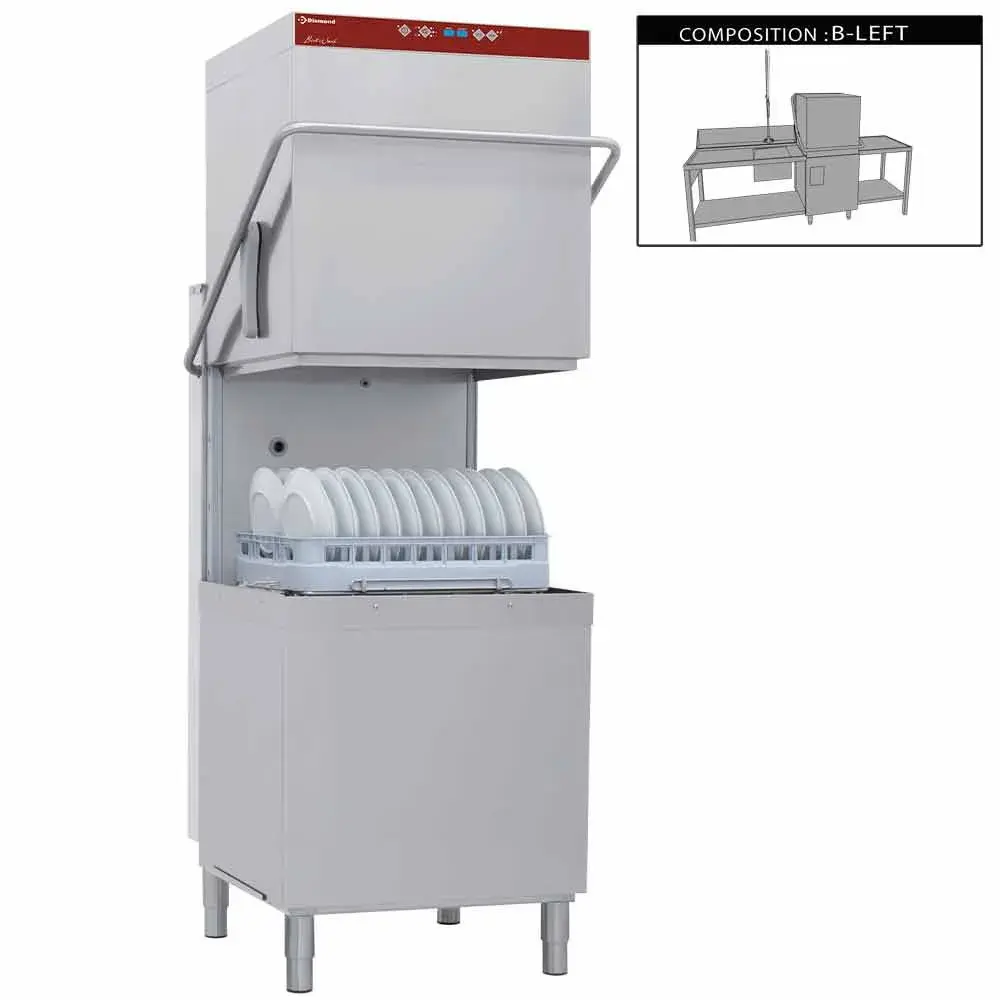 Hood dishwasher complete, consisting of : - Main Image