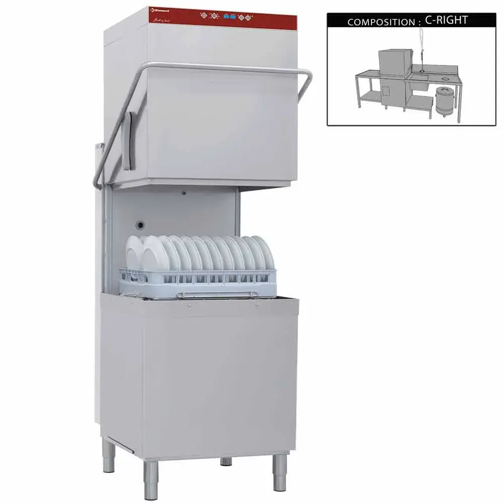Hood dishwasher complete, consisting of : - Main Image
