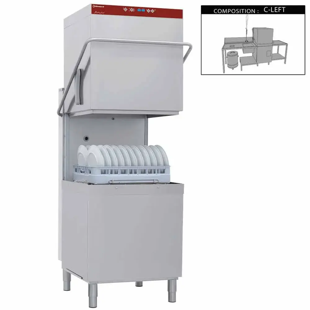 Hood dishwasher complete, consisting of : - Main Image