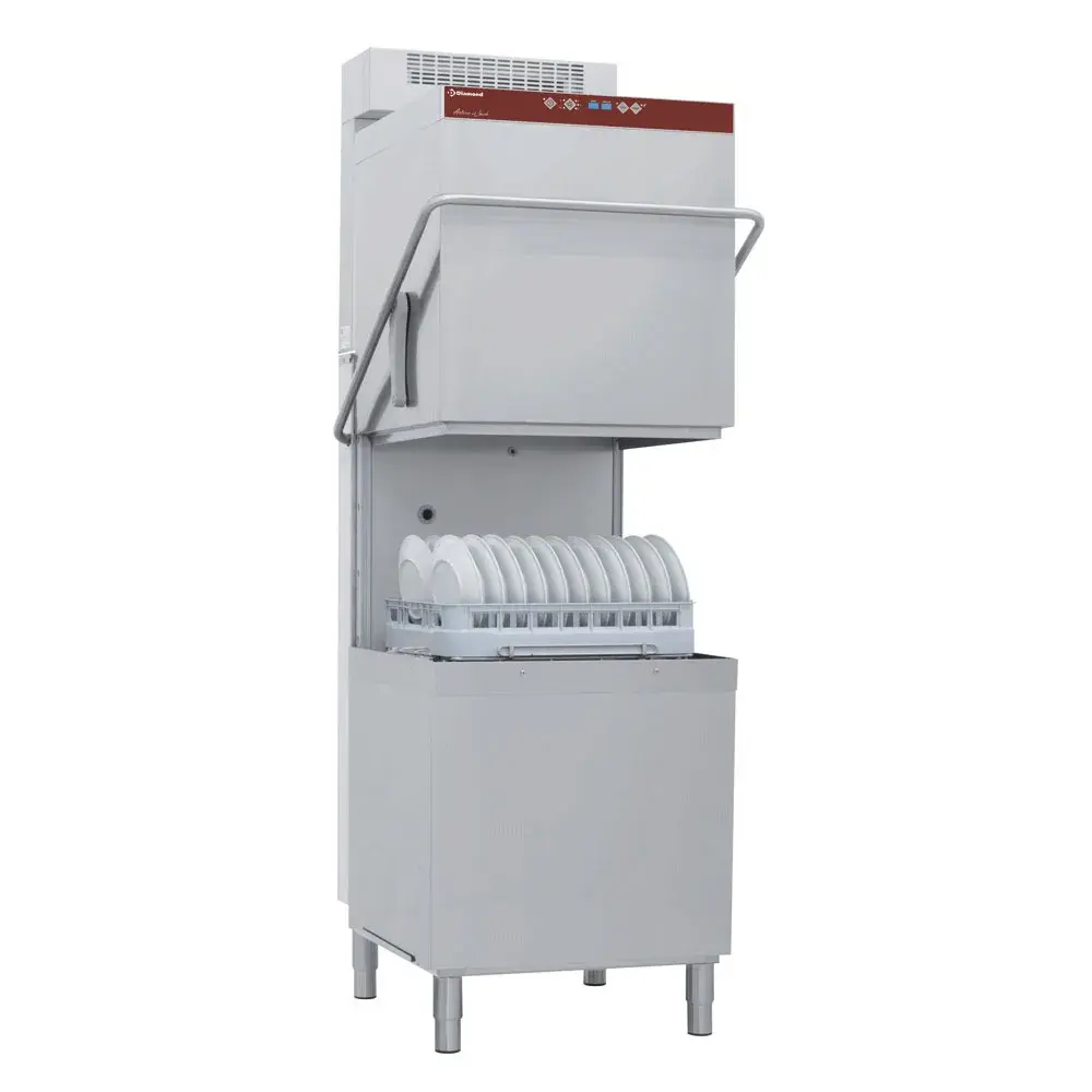 Hood dishwasher & Potwasher, basket 600x500 mm + condenser-recuperator of the steam "Full Hygiene" - Main Image
