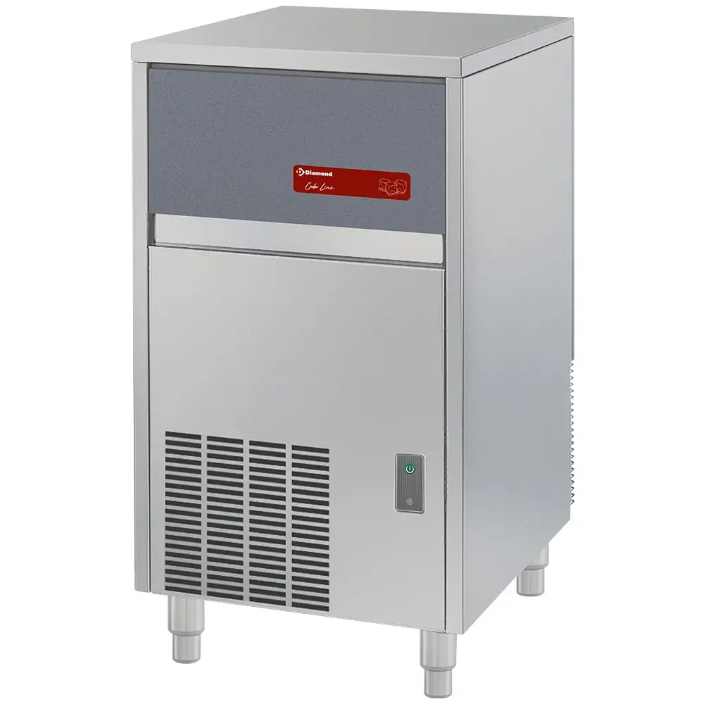 IJsblokjesmachine CUBO ICE 48 kg, met 25-kg voorraad – LUCHT