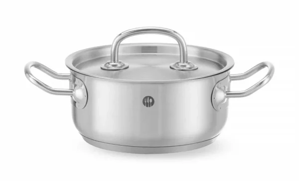 Kookpan laag - met deksel