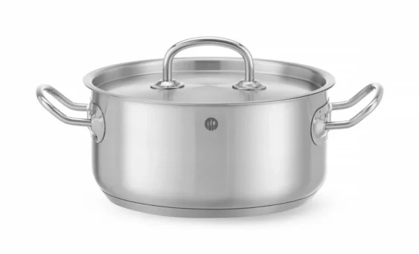 Kookpan laag - met deksel