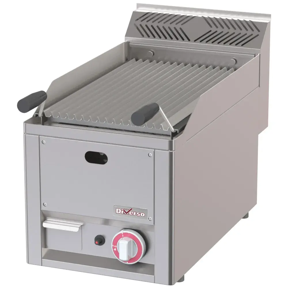 Lava stone grill on gas -Top- - Main Image