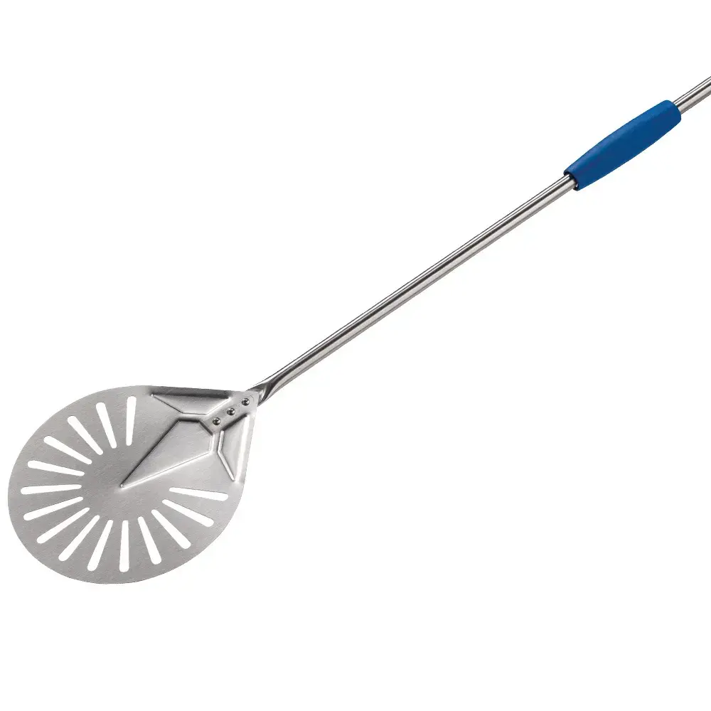 Little round shovel stainless steel Ø 200 mm perforated - Main Image