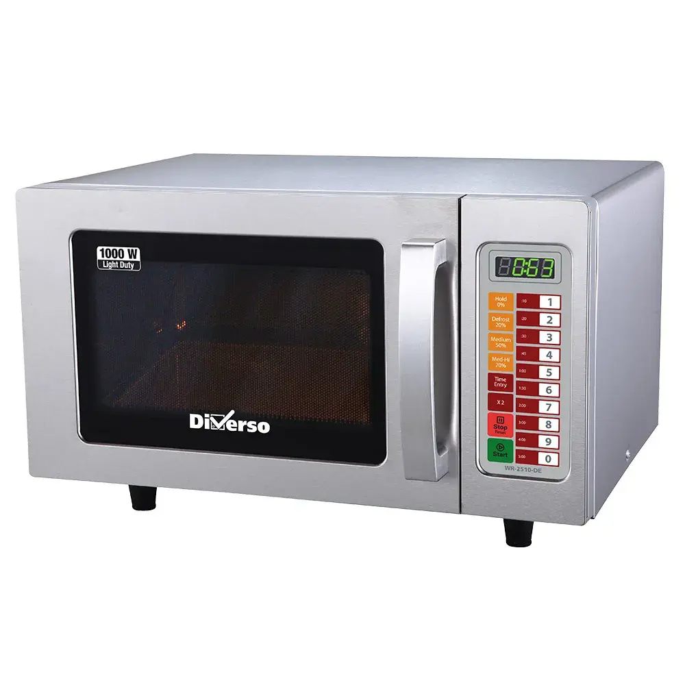 Microwave in stainless steel,1000 W. (25 Lt), digital - Main Image