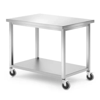 Mobiele tafel, met plank – geschroefd - Main Image