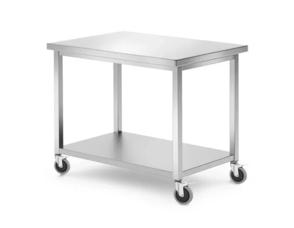 Mobiele tafel, met plank – geschroefd