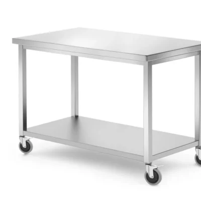 Mobiele tafel, met plank – geschroefd - Main Image