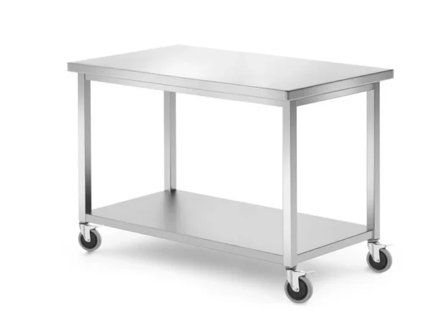 Mobiele tafel, met plank – geschroefd