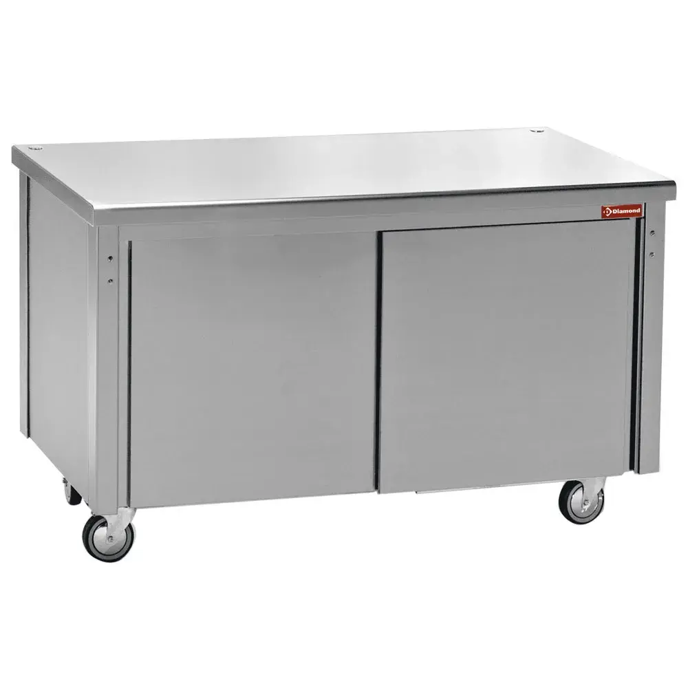 Neutral cupboard element, sliding doors 4x GN 1/1 - Main Image