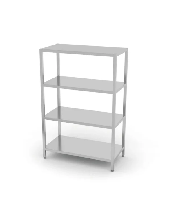 Opbergrek met 4 volledige planken – geschroefd