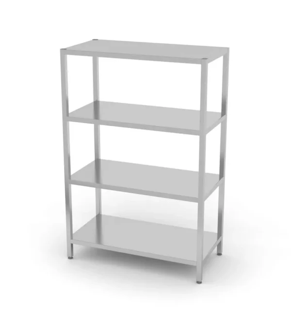 Opbergrek met 4 volledige planken – geschroefd