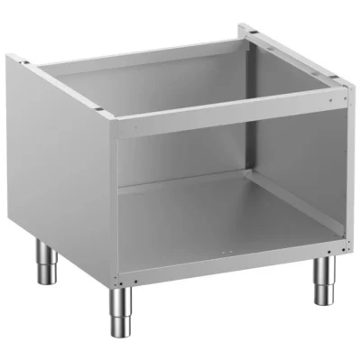 Open base on removable feet in stainless steel - Main Image