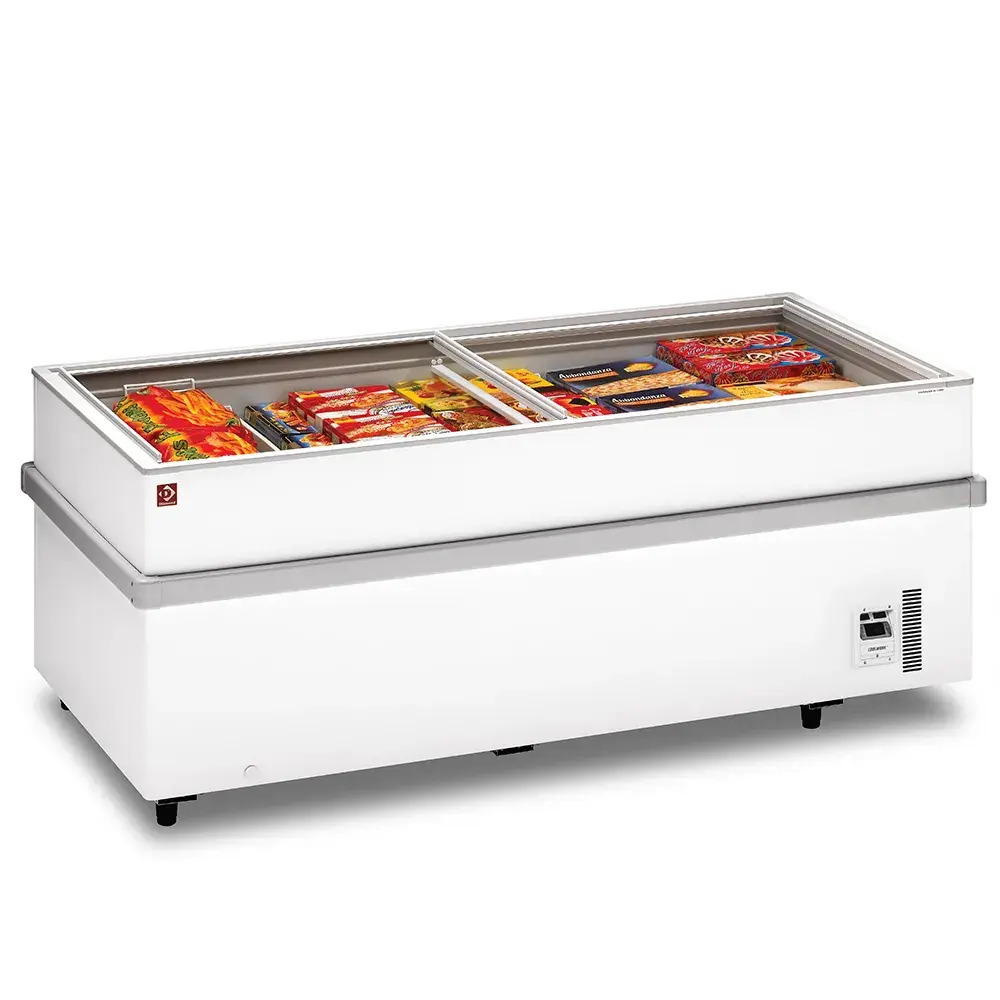 Panoramic deep freezer 2 compressors, 1 temperature - Main Image