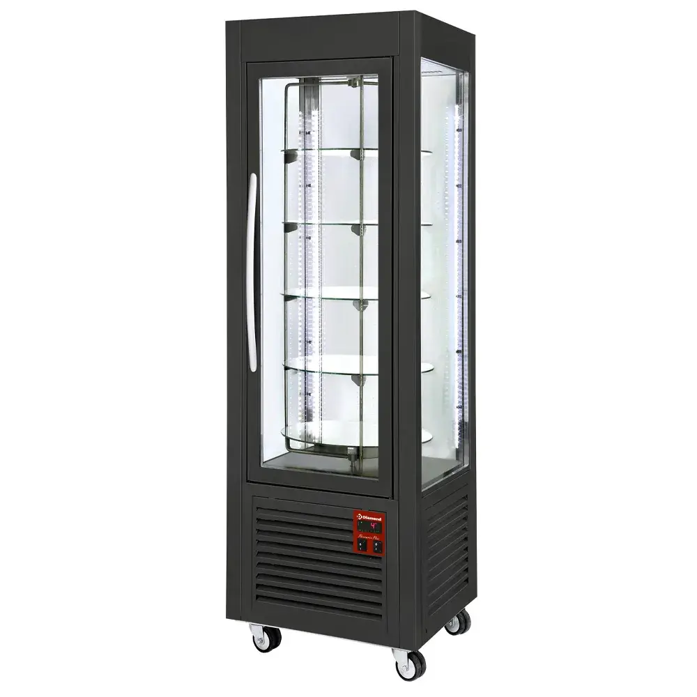Panoramic display, 5 rotating plates, 360 LT, Black