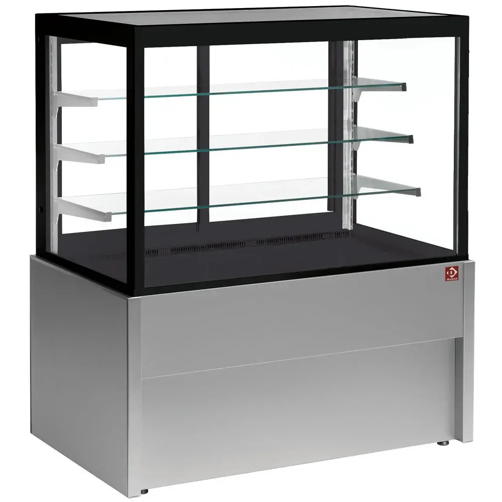 Panoramic display counter, neutral, 4 levels, without storage room - GREY - Main Image