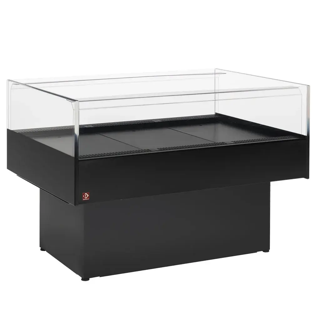 Panoramic self-service refrigerated counter - BLACK - Main Image
