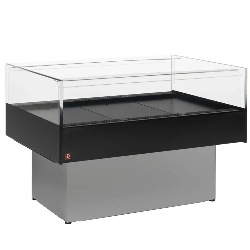 Panoramic self-service refrigerated counter - GREY/BLACK - Main Image