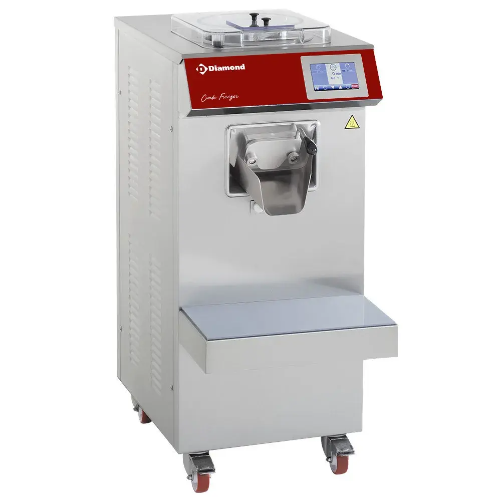 Pasteurization appliance combined with ice-cream turbine 35 liters/h, evaporative condenser, VV and TOUCH SCREEN - Main Image