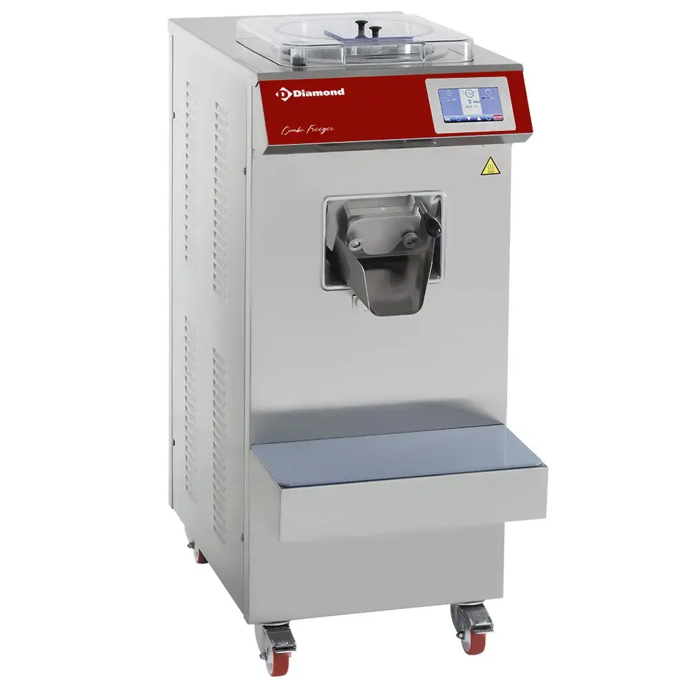 Pasteurization appliance combined with ice-cream turbine 60 liters/h, water condenser, VV and TOUCH SCREEN - Main Image