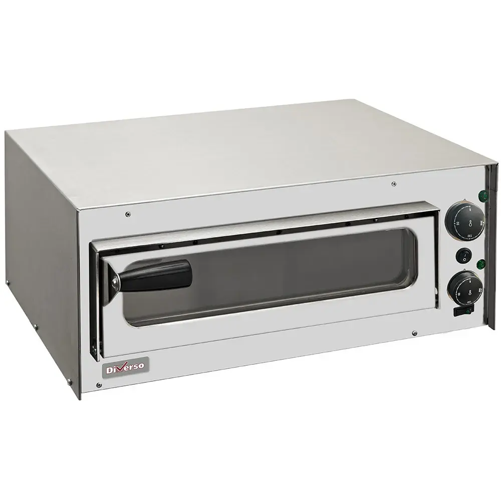 Pizza oven 350 mm, with glass door - Main Image