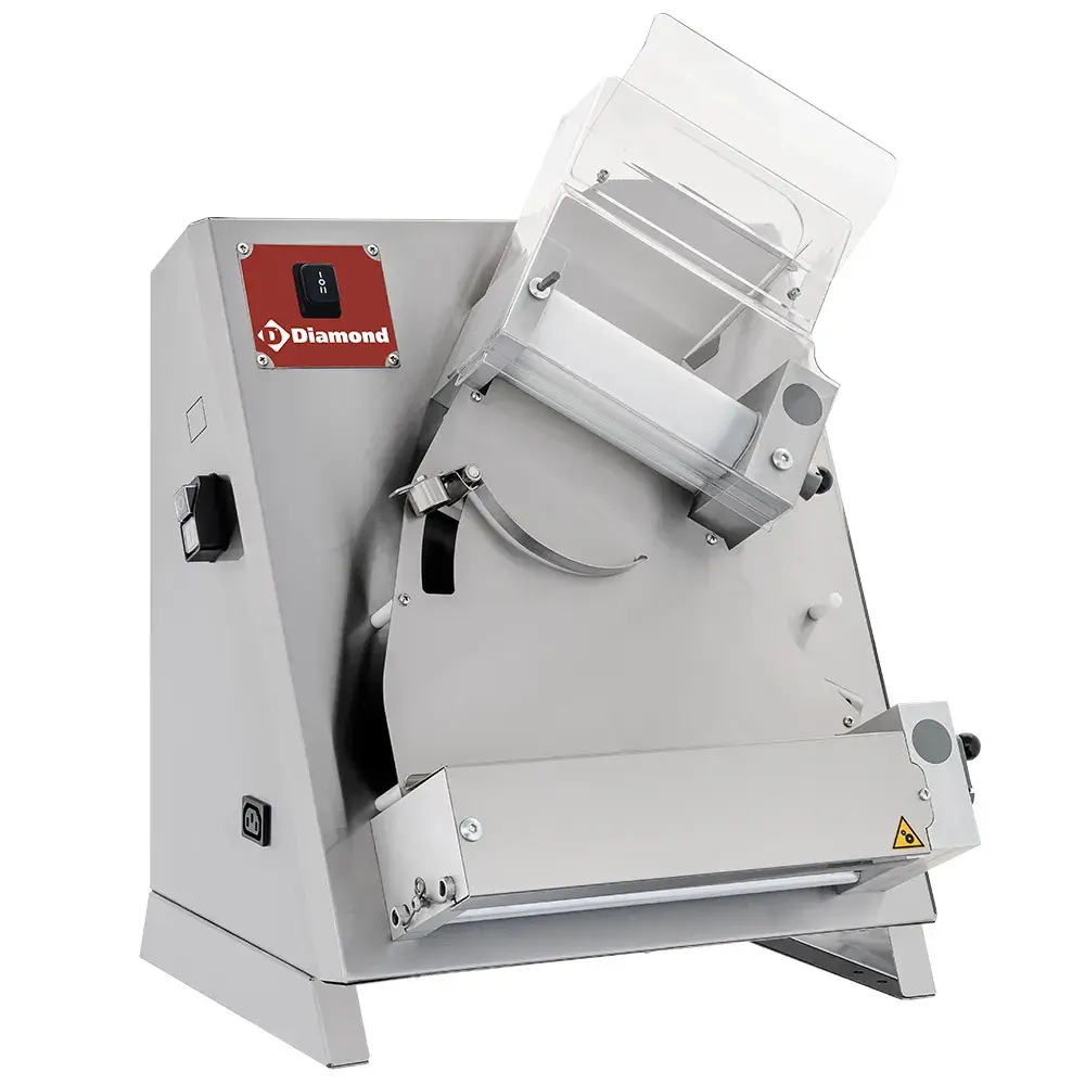 Pizza roller Ø 320 mm, 2 rollers, in stainless steel - Main Image