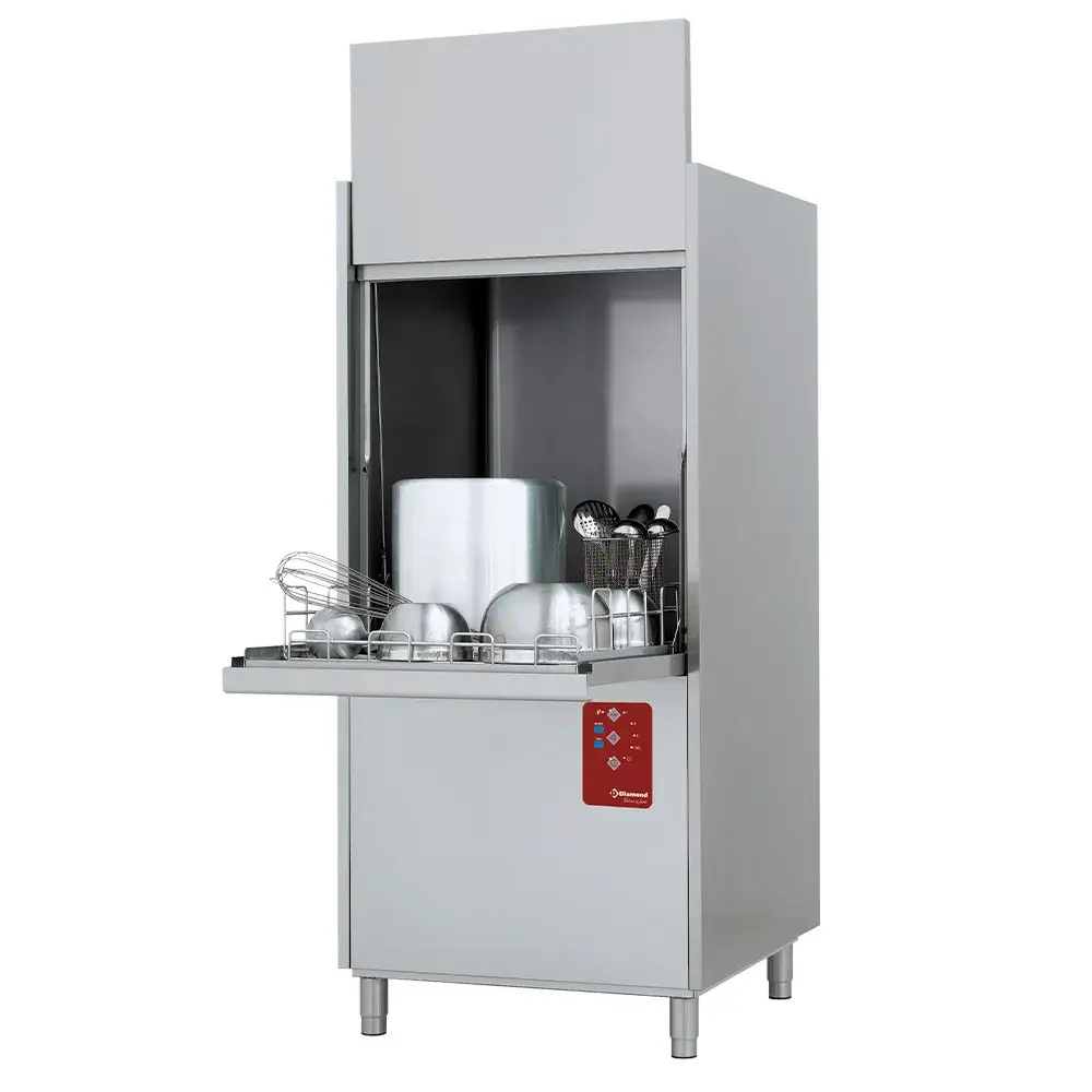 Pot washer basket 700x700mm + Break Tank - Main Image