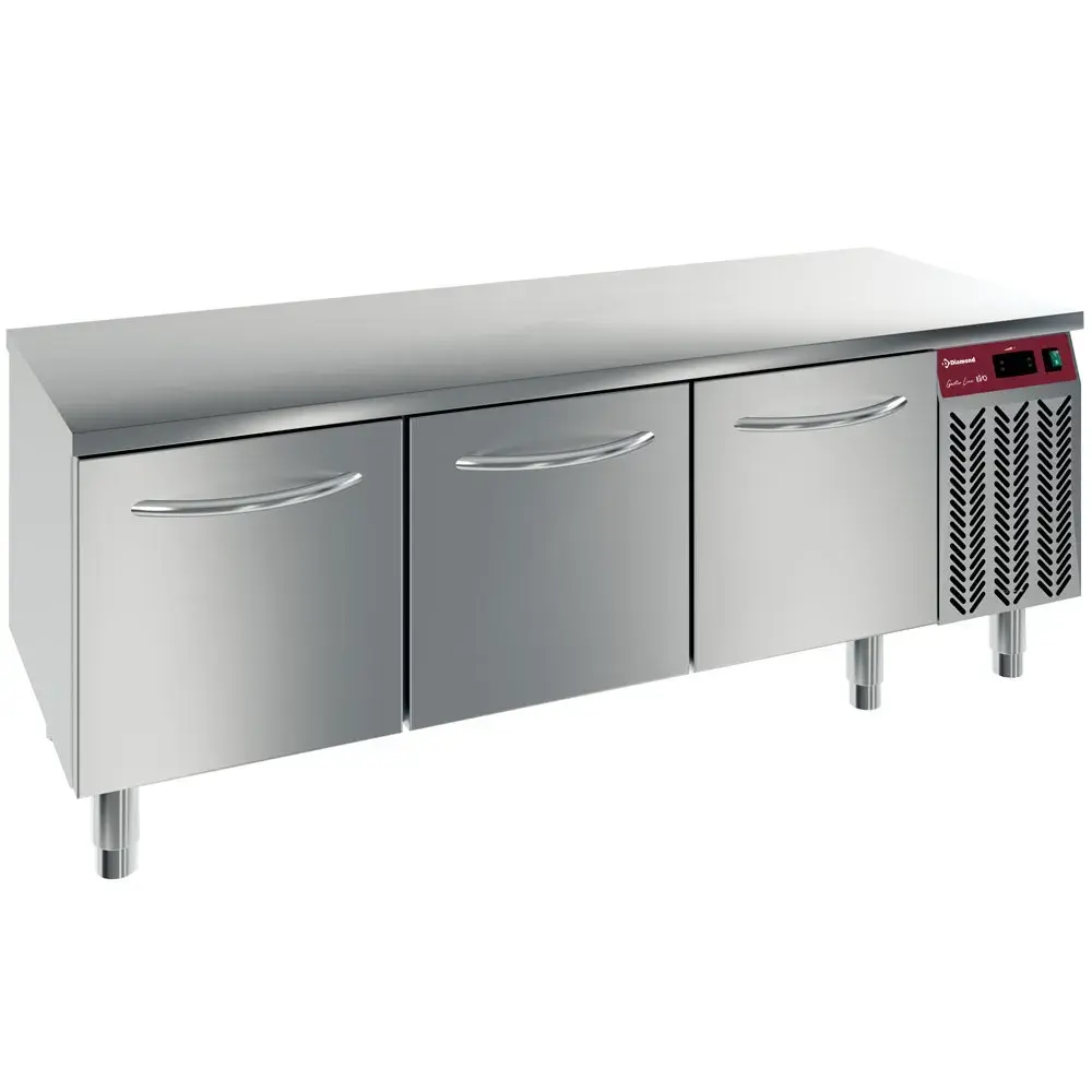 Refrigerated base, 3 drawers GN 1/2 + 1/3 h200 mm - Main Image