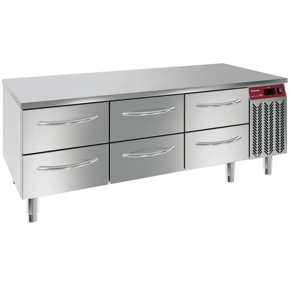 Refrigerated base, 6x1/2 drawers GN1/1- h 100 mm - Main Image