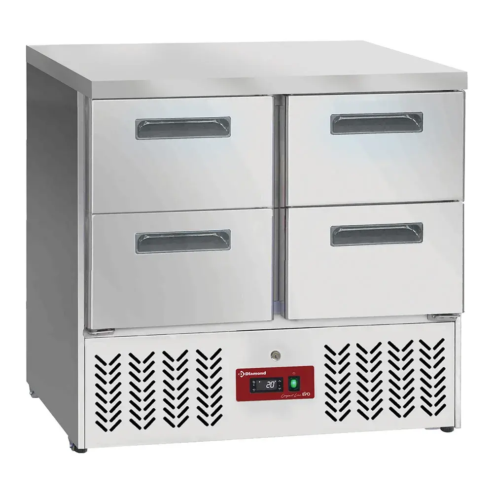 Refrigerated counter 4x 1/2 drawers GN 1/1 - Main Image