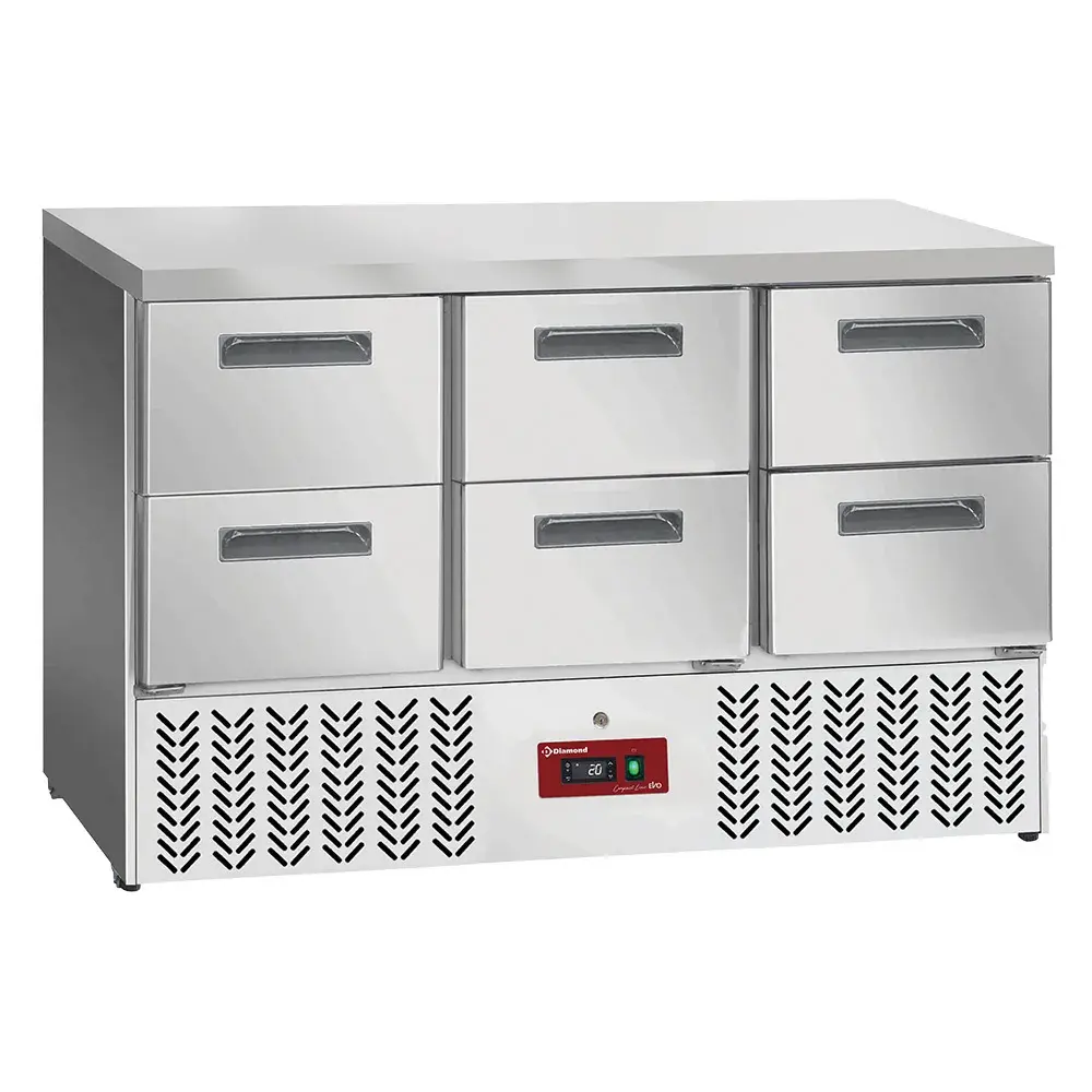 Refrigerated counter 6x 1/2 drawers GN 1/1 - Main Image