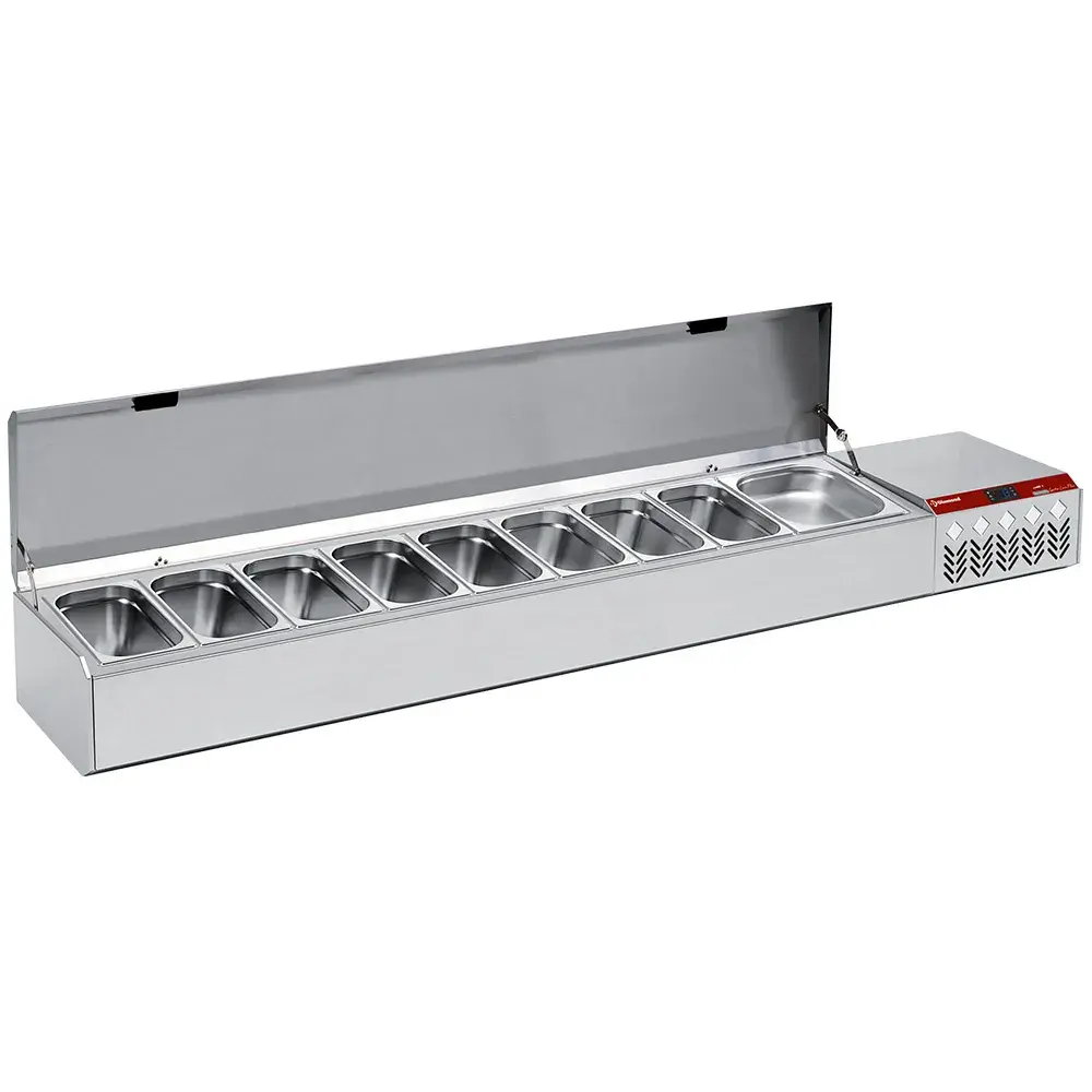 Refrigerated structureGN 10x1/3, with lid - Main Image