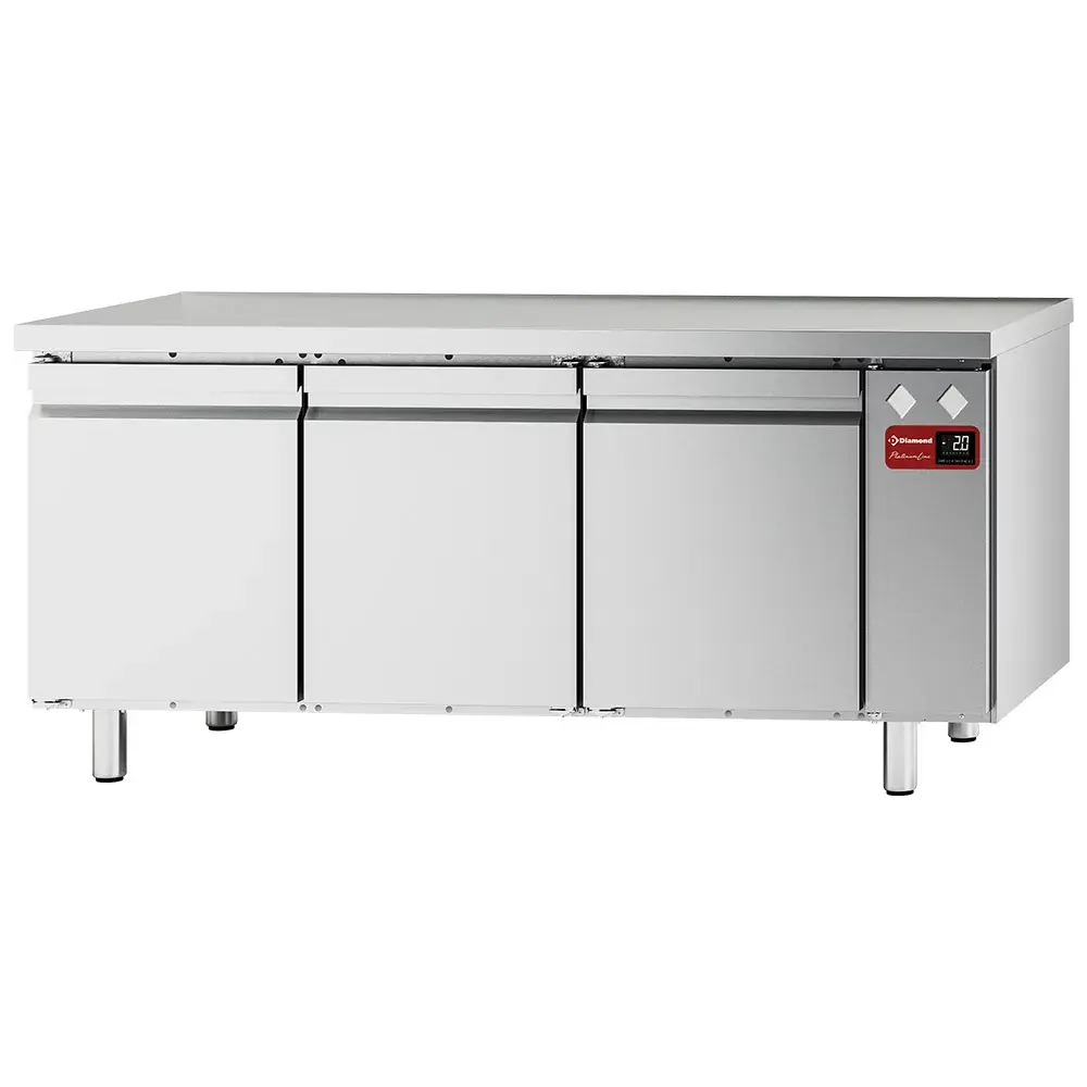 Refrigerated table, ventilated, 3 doors GN 1/1, (without group) - Main Image