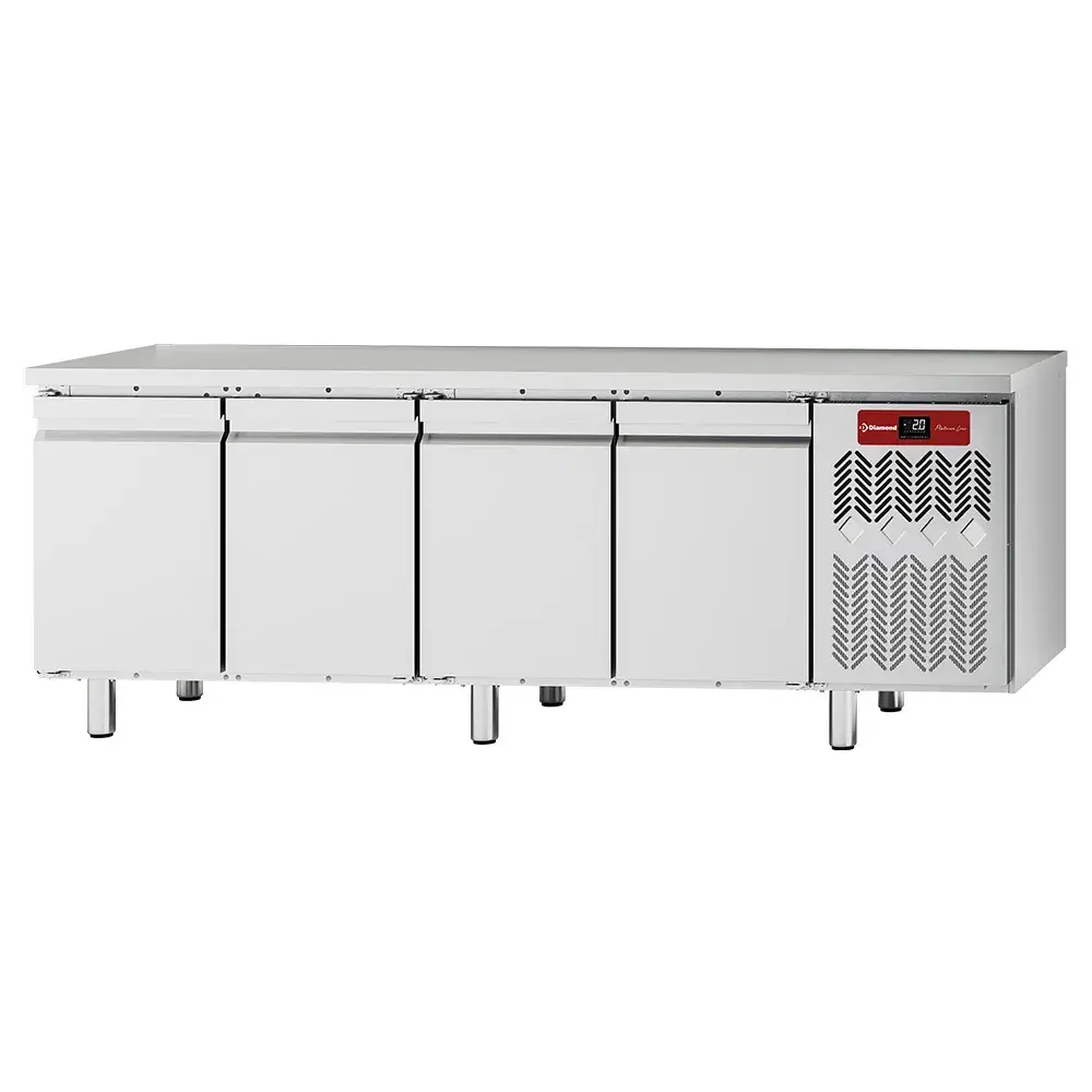 Refrigerated table, ventilated, 4 doors GN 1/1 - Main Image