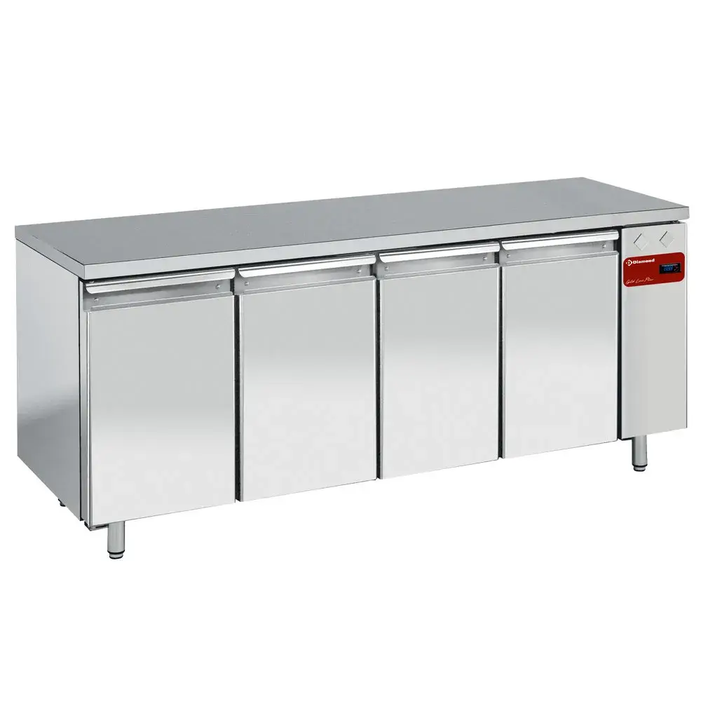 Refrigerated table, ventilated, 4 doors GN 1/1, (without group) - Main Image